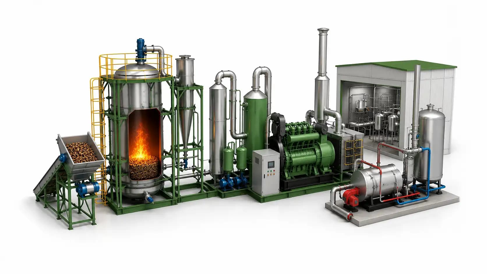 Sludge Drying Gasifier plant design