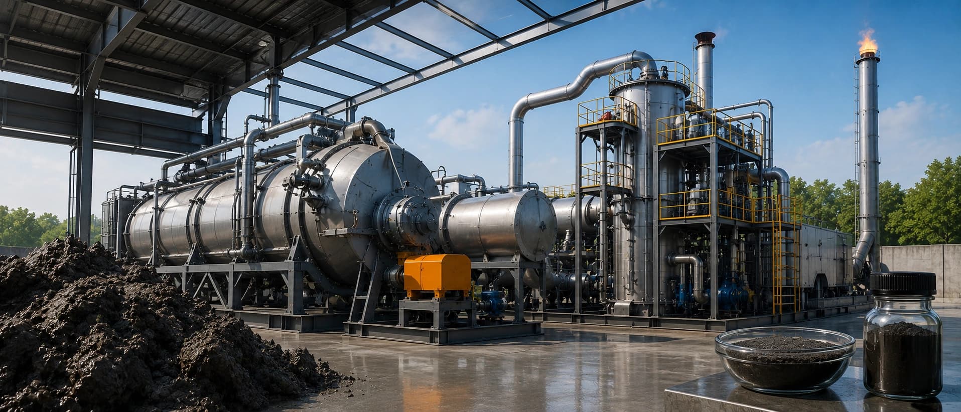 Sludge Drying Gasifier