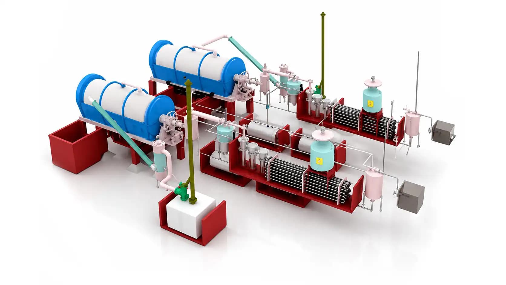 Tyre Pyrolysis Plant plant design